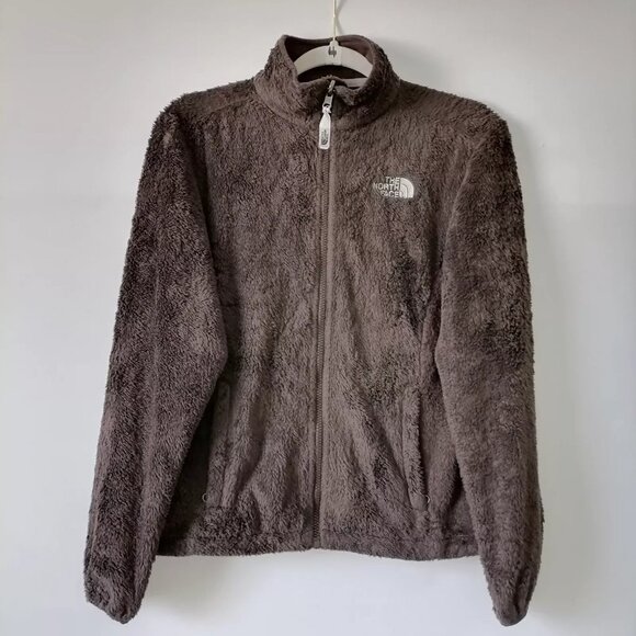 The North Face Womans Plum High Neck Long Sleeve Full Zip Fleece Jacket Size S - Picture 1 of 7